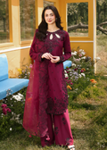 Lawn-3PC Embroidered Shirt With Khadi Net Embroidered Dupatta-5273