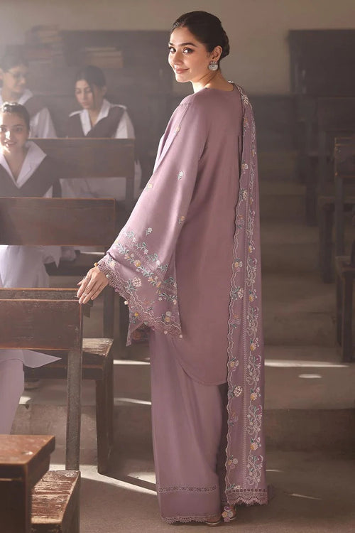 3PC Lawn Embroidered Shirt With Chiffon Embroidered Dupatta-5227