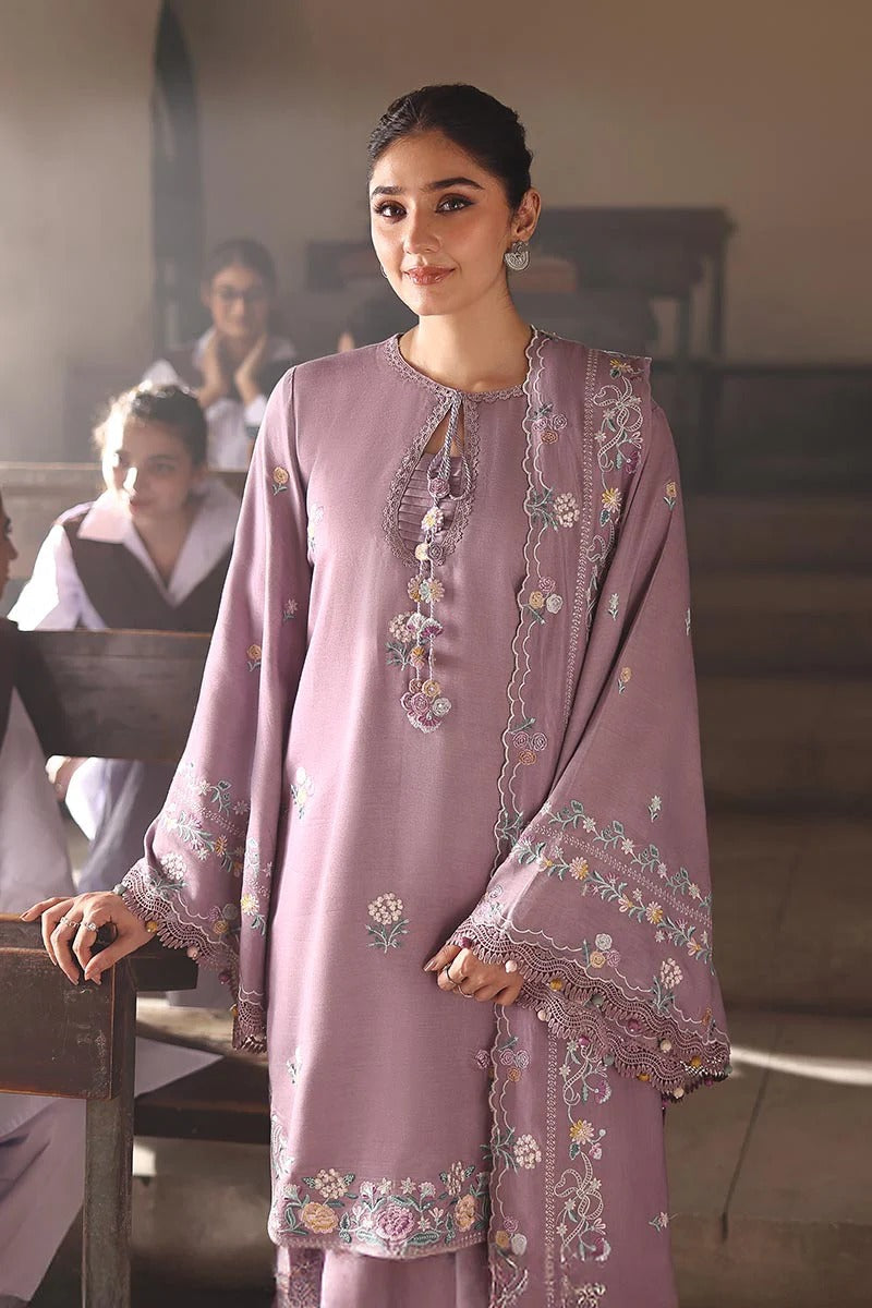 3PC Lawn Embroidered Shirt With Chiffon Embroidered Dupatta-5227