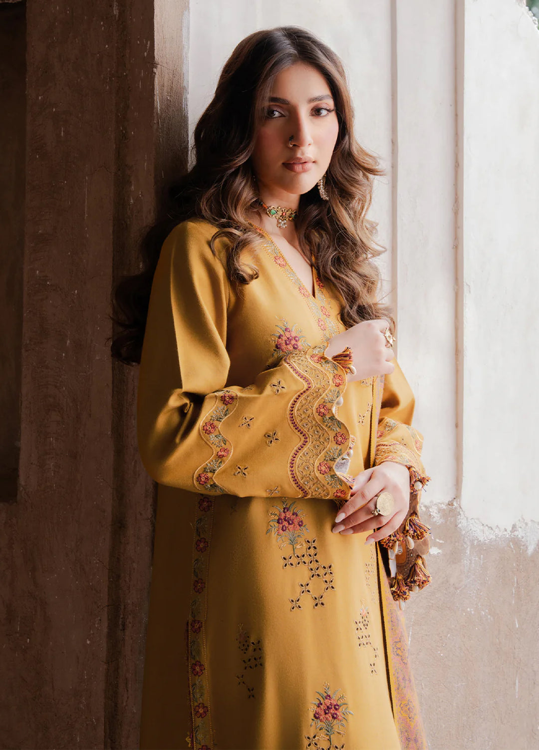 Lawn-3PC Chikankari Embroidered With Digital Printed Jacquard Dupatta-5044